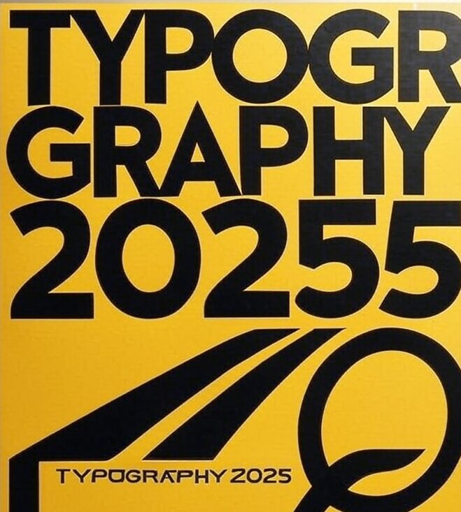 typography poster design 2025