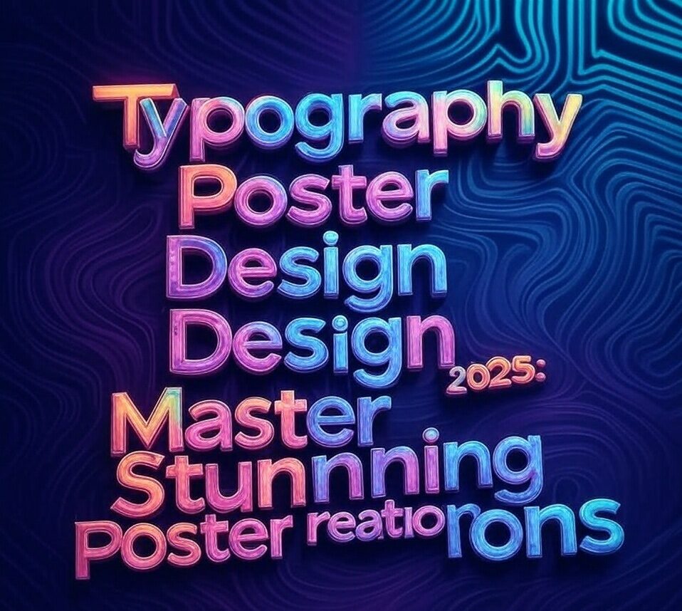 Typography Poster Design 2025