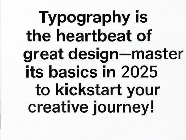 typography basics for designers 2025
