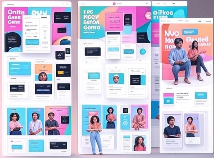 website mockups 2025