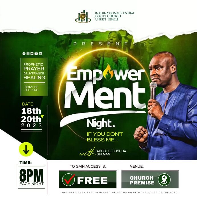Home church event flyer